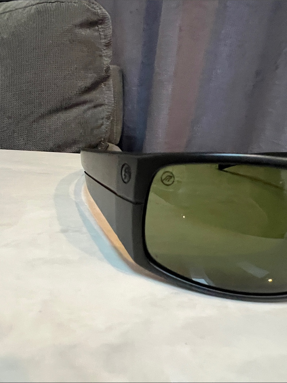 Electric  mudslinger Black Frame Protective Glasses with Green Lenses - Picture 5 of 5